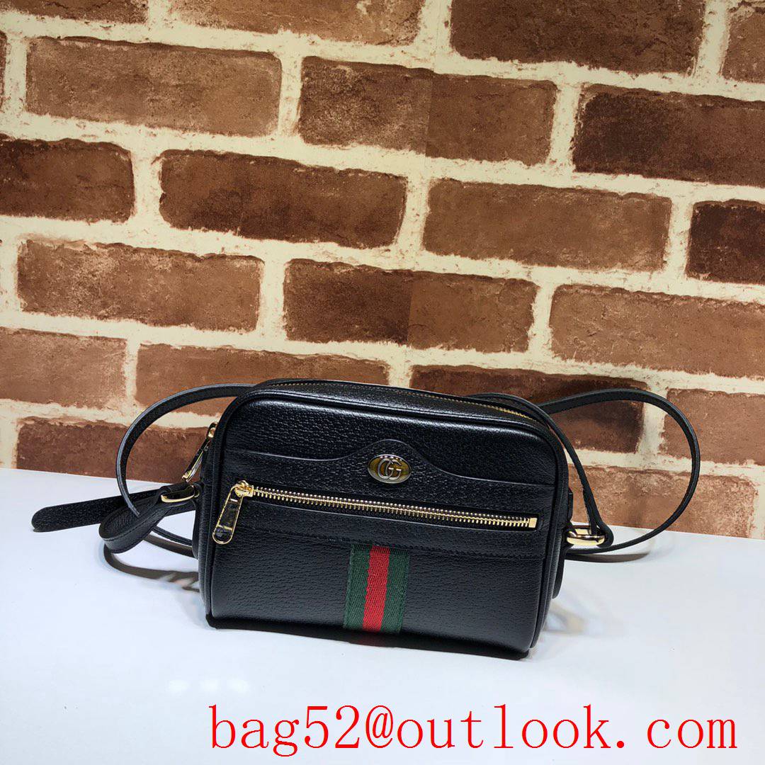 Gucci GG Ophidia black Mini real leather Shoulder Bag