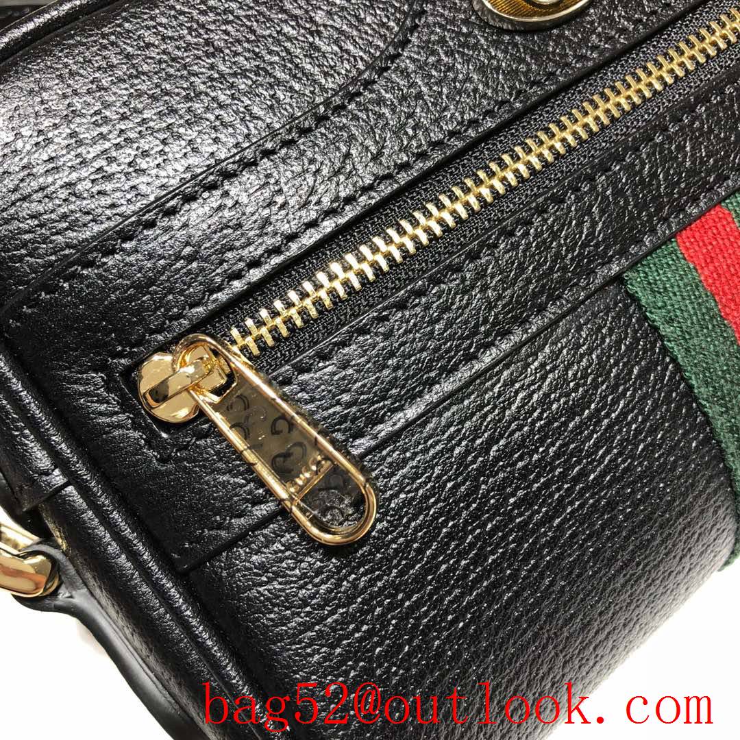 Gucci GG Ophidia black Mini real leather Shoulder Bag