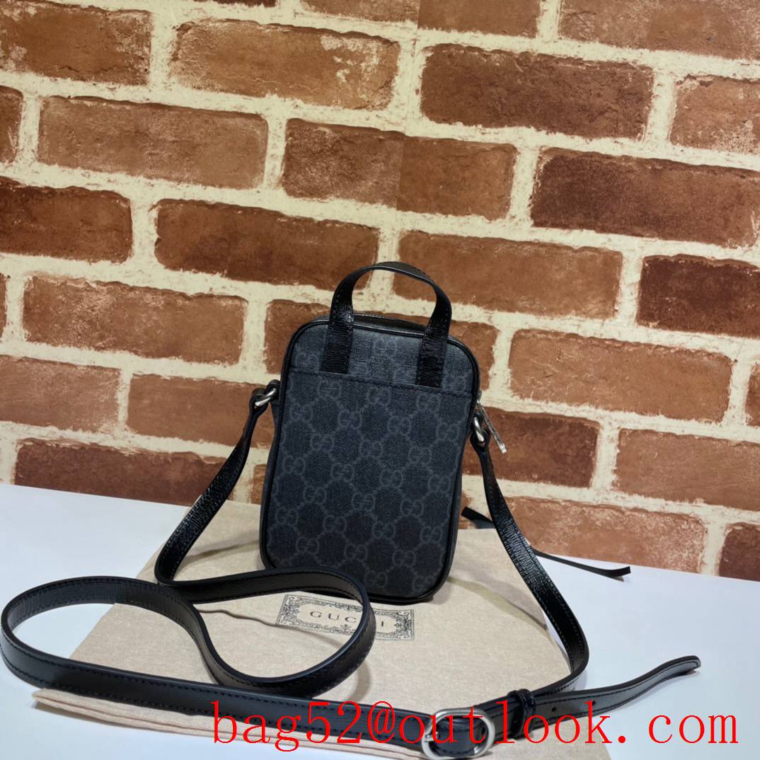 Gucci GG Men Vintage Small mini gray Shoulder Bag