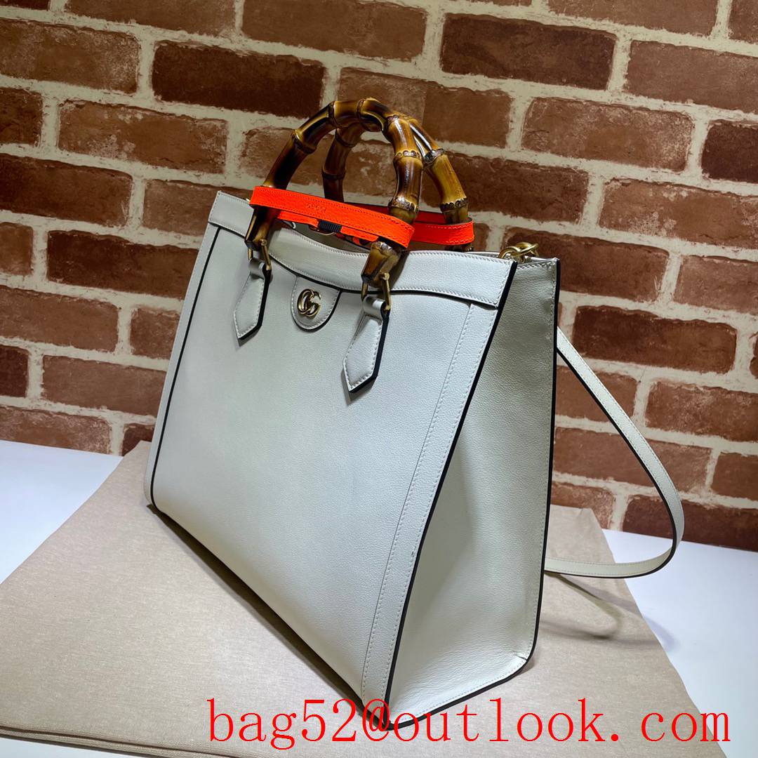 Gucci Diana Medium cream Leather Tote shoulder bag