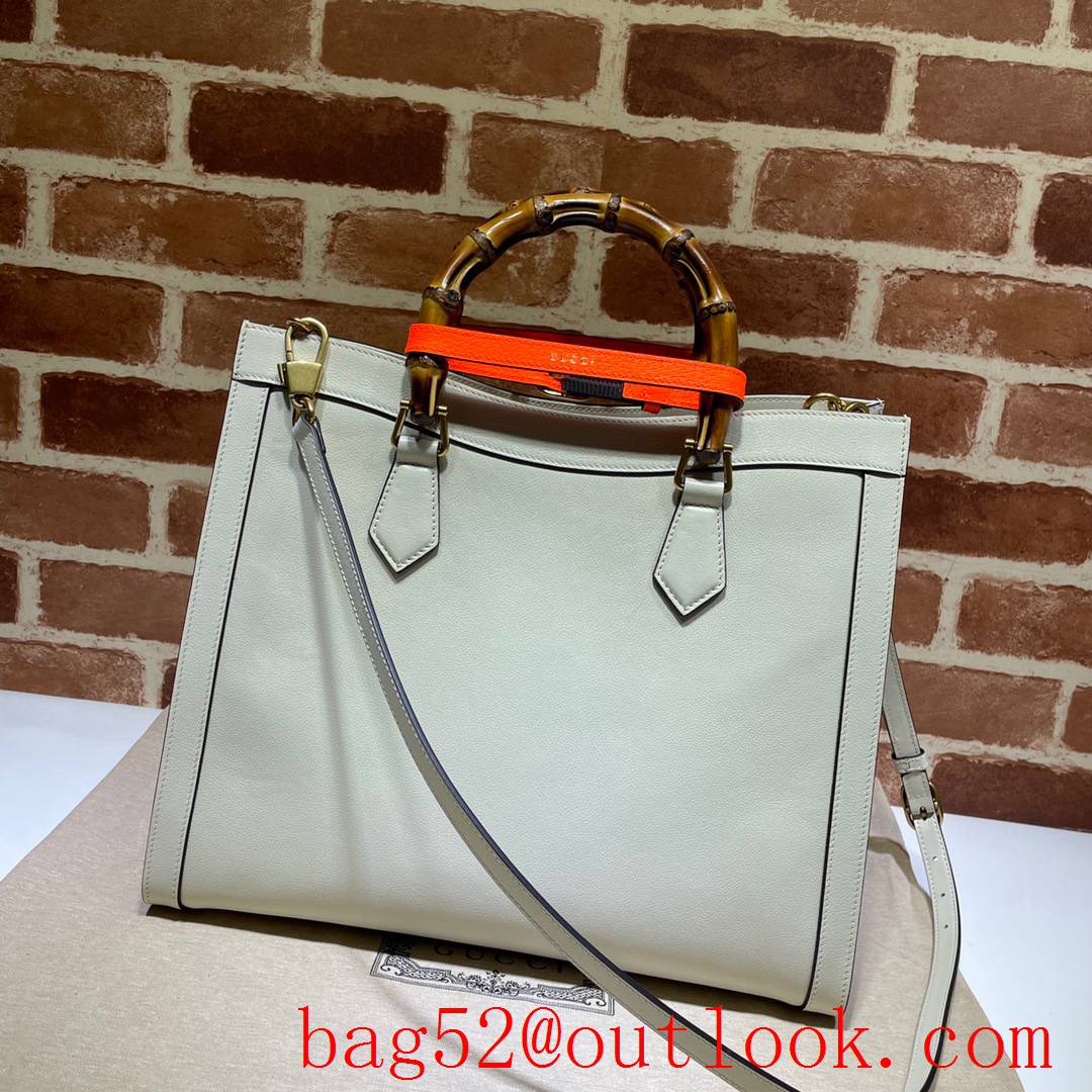 Gucci Diana Medium cream Leather Tote shoulder bag