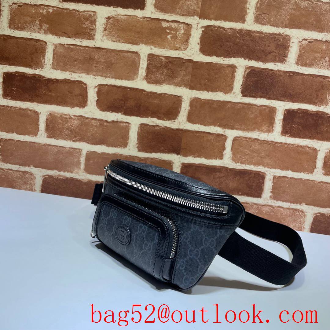 Gucci Supreme small GG Retro gray Belt Bag 