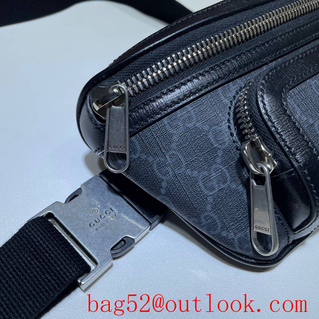 Gucci Supreme small GG Retro gray Belt Bag 