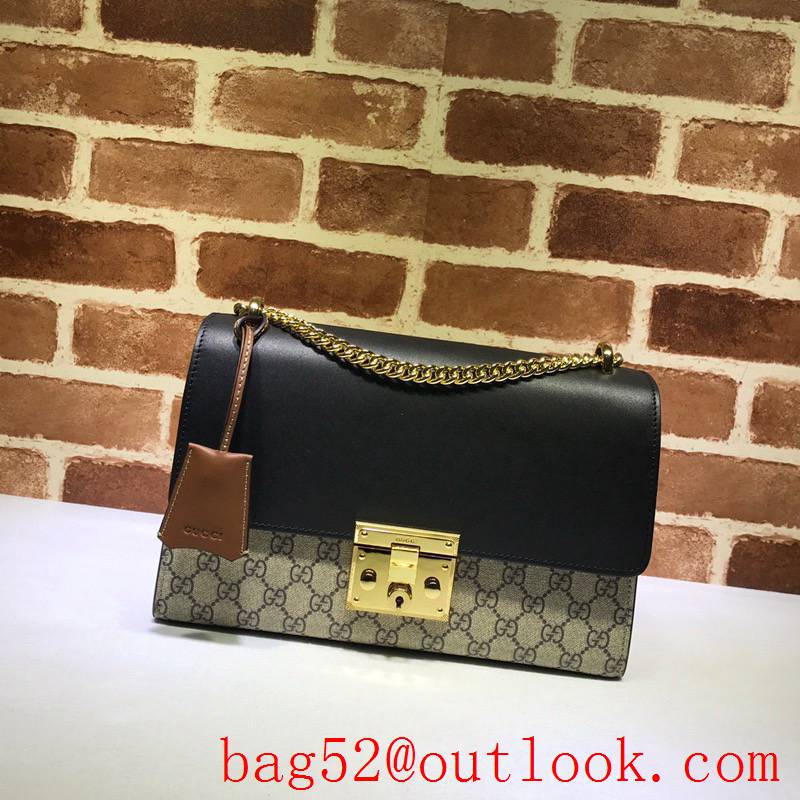 Gucci Padlock chain GG large Shoulder Bag