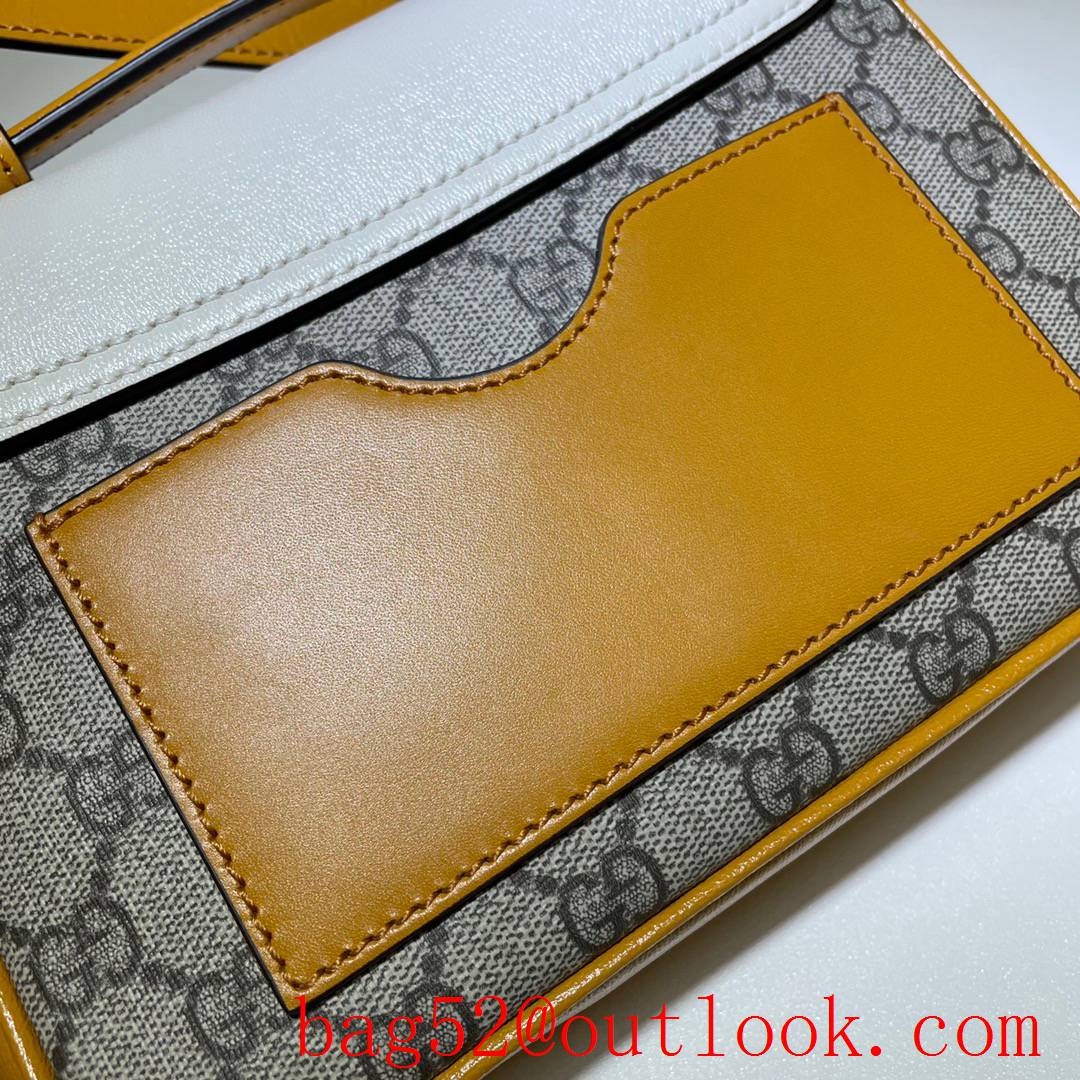 Gucci Padlock Mini tri-white v calfskin Shoulder Bag