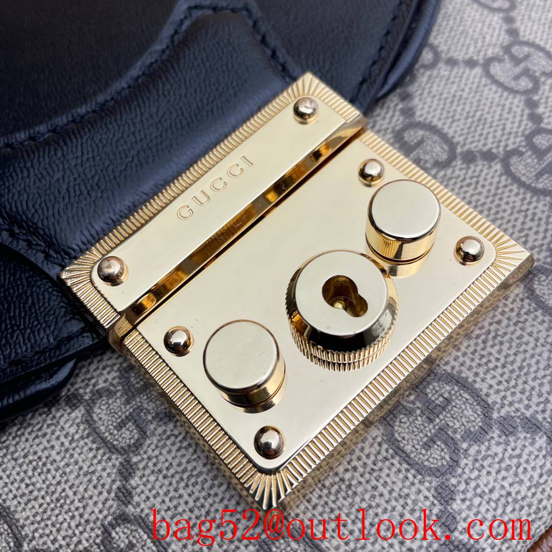 Gucci Padlock Small black Crossbody shoulder Bag