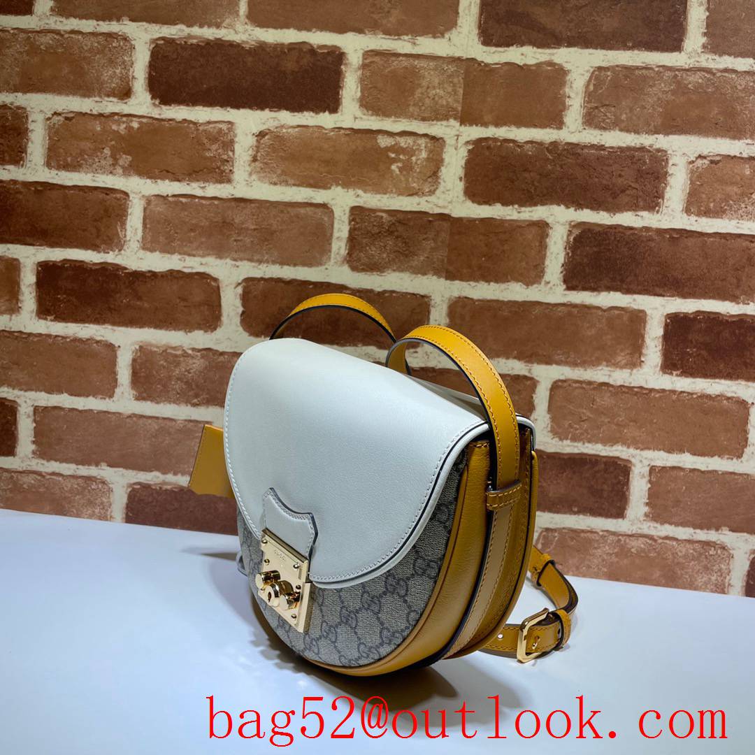 Gucci Padlock Small white Crossbody shoulder Bag