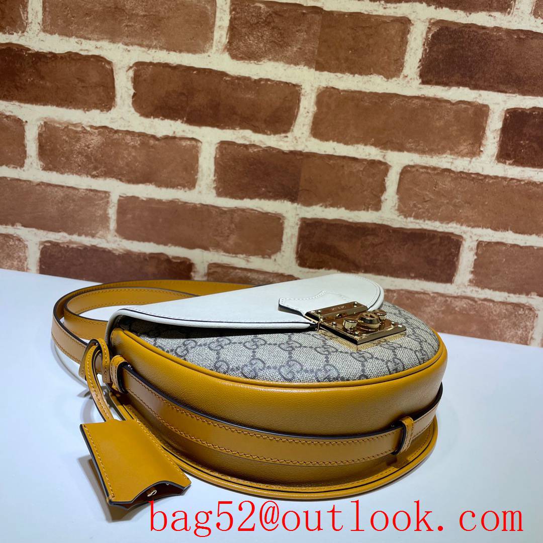 Gucci Padlock Small white Crossbody shoulder Bag