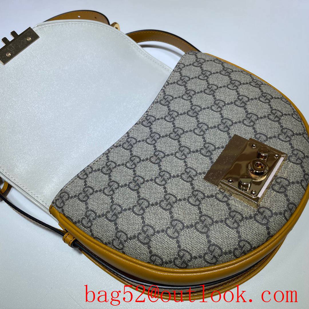 Gucci Padlock Small white Crossbody shoulder Bag