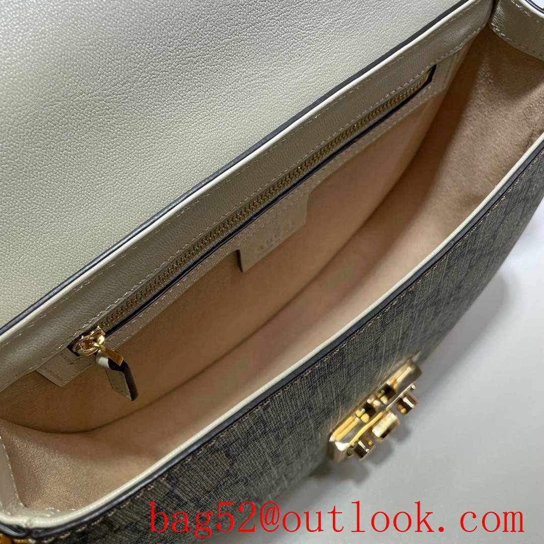 Gucci Padlock Small white Crossbody shoulder Bag