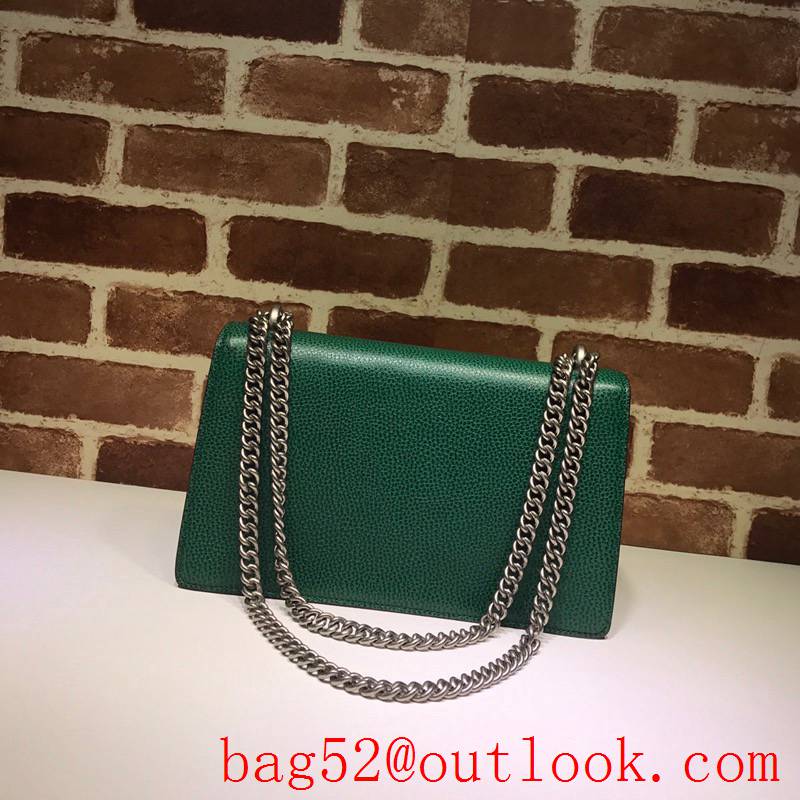 Gucci Dionysus Medium green calfskin Shoulder Bag purse