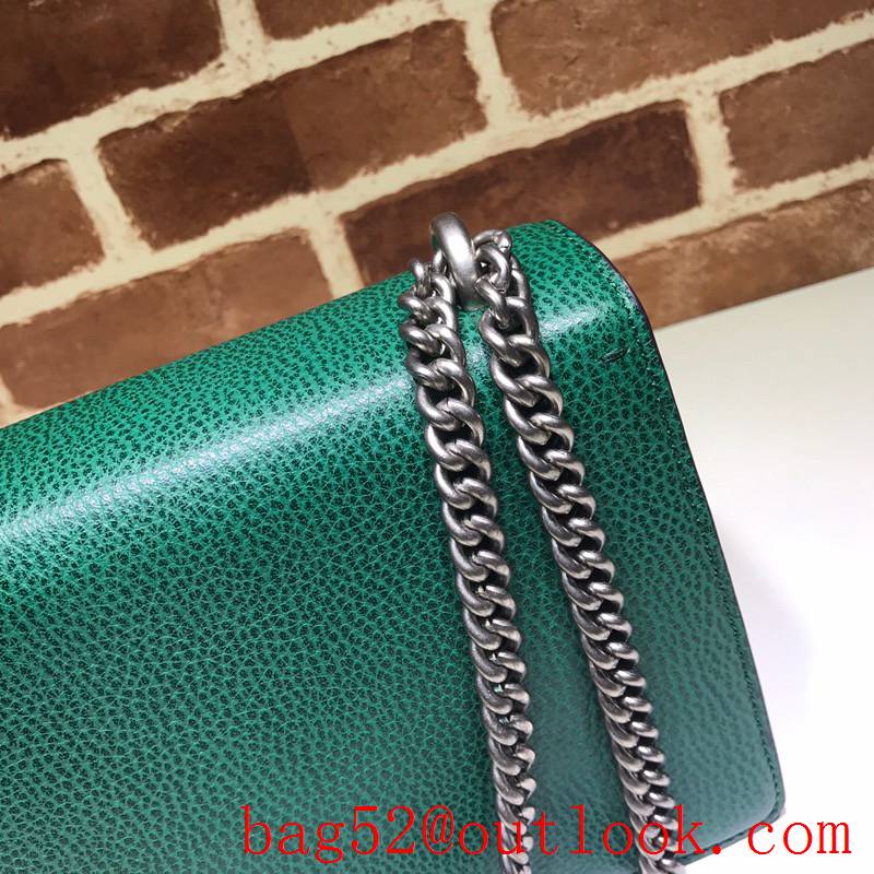 Gucci Dionysus Medium green calfskin Shoulder Bag purse