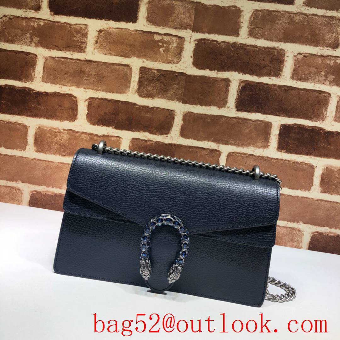 Gucci Dionysus Medium black calfskin Shoulder Bag purse