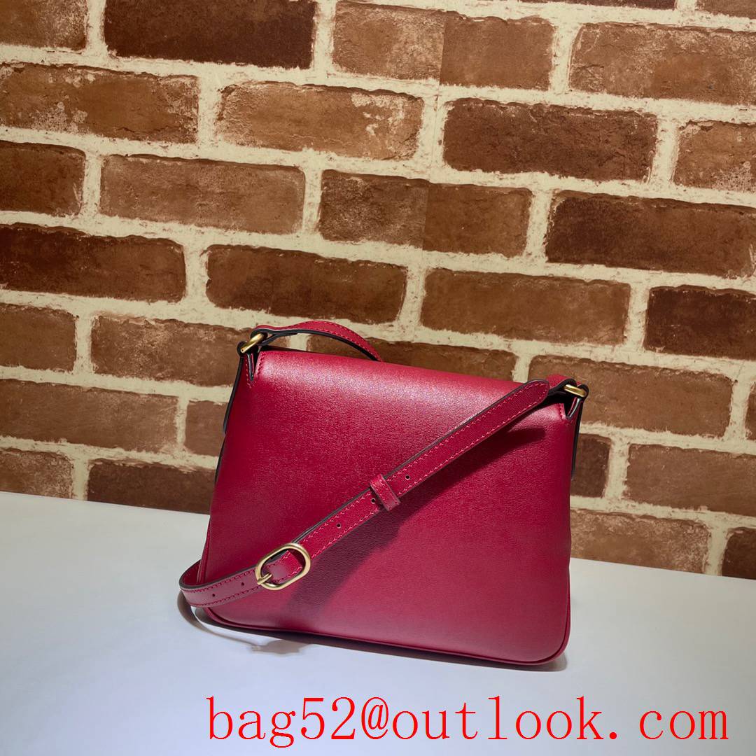 Gucci Epilogue real leather GG red Shoulder Bag purse