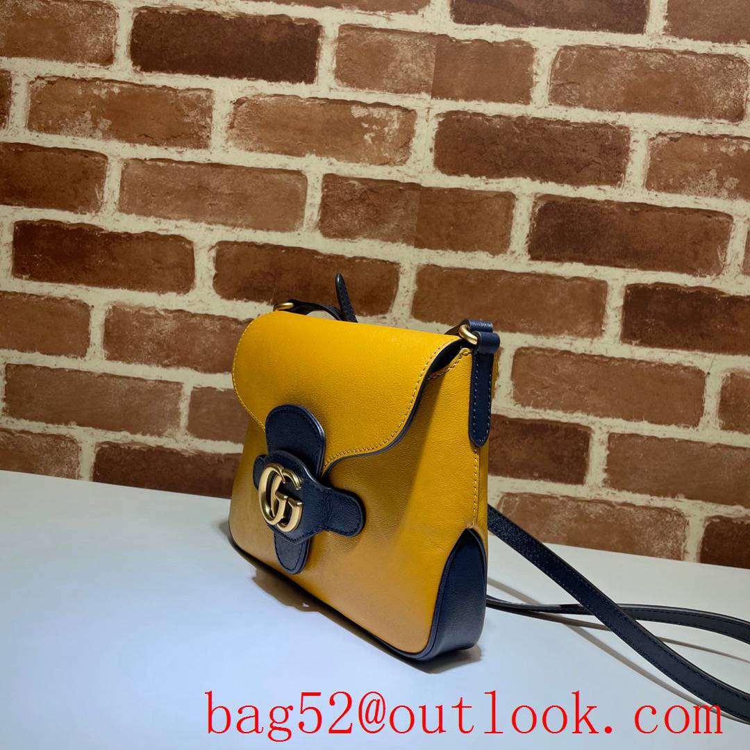 Gucci Epilogue real leather GG yellow Shoulder Bag purse