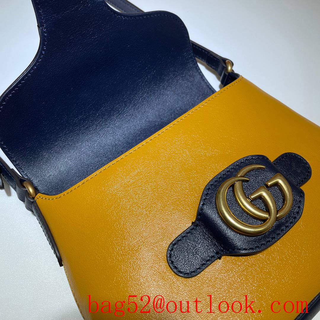 Gucci Epilogue real leather GG yellow Shoulder Bag purse