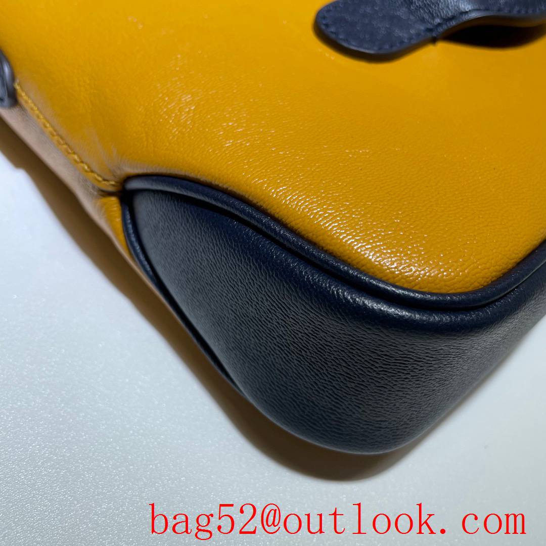 Gucci Epilogue real leather GG yellow Shoulder Bag purse