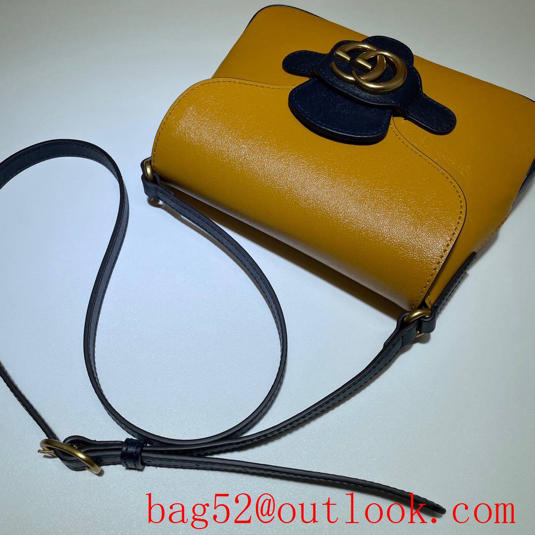 Gucci Epilogue real leather GG yellow Shoulder Bag purse