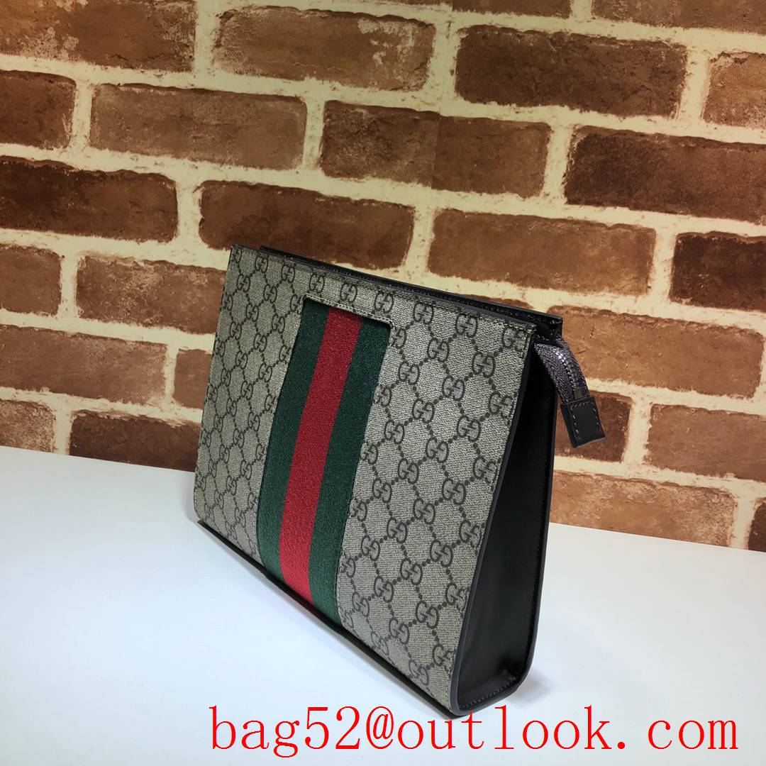 Gucci GG Ophidia Beige Men Clutch Bag Purse