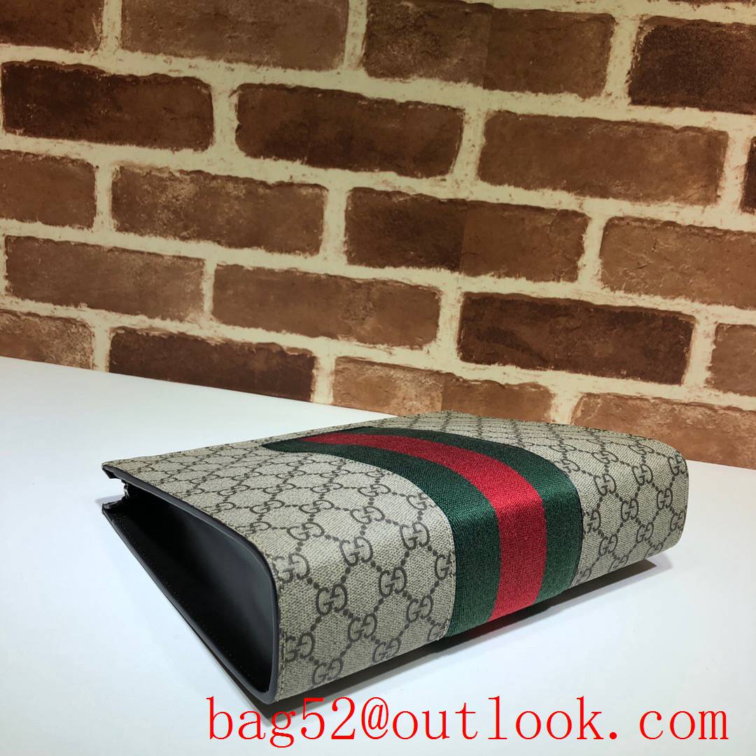 Gucci GG Ophidia Beige Men Clutch Bag Purse