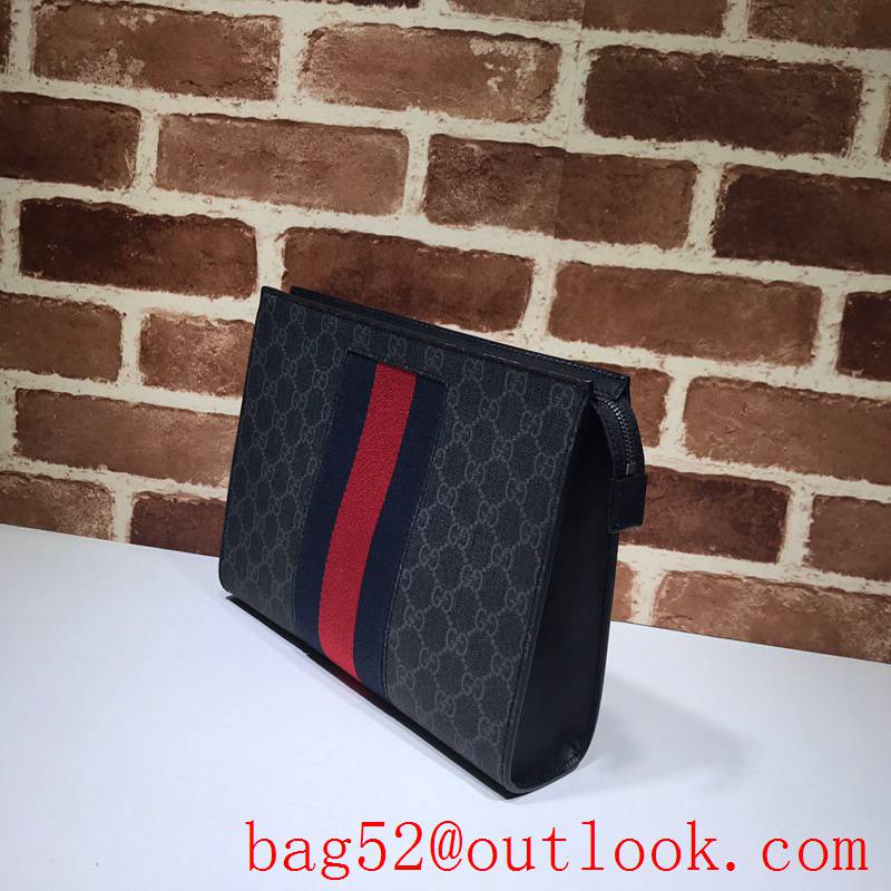 Gucci GG Ophidia Men black Clutch Bag Purse