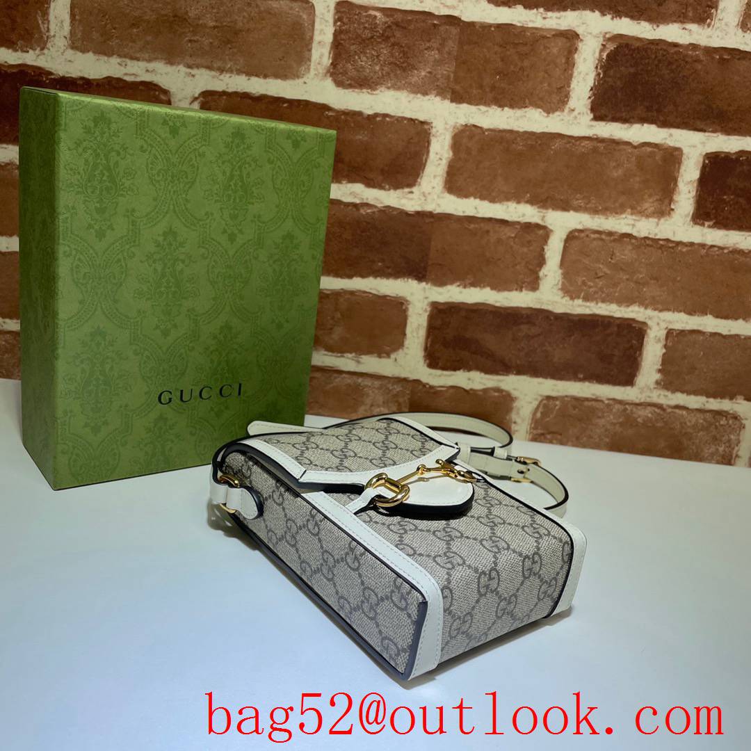 Gucci 1955 Horsebit white Mini Phone Bag