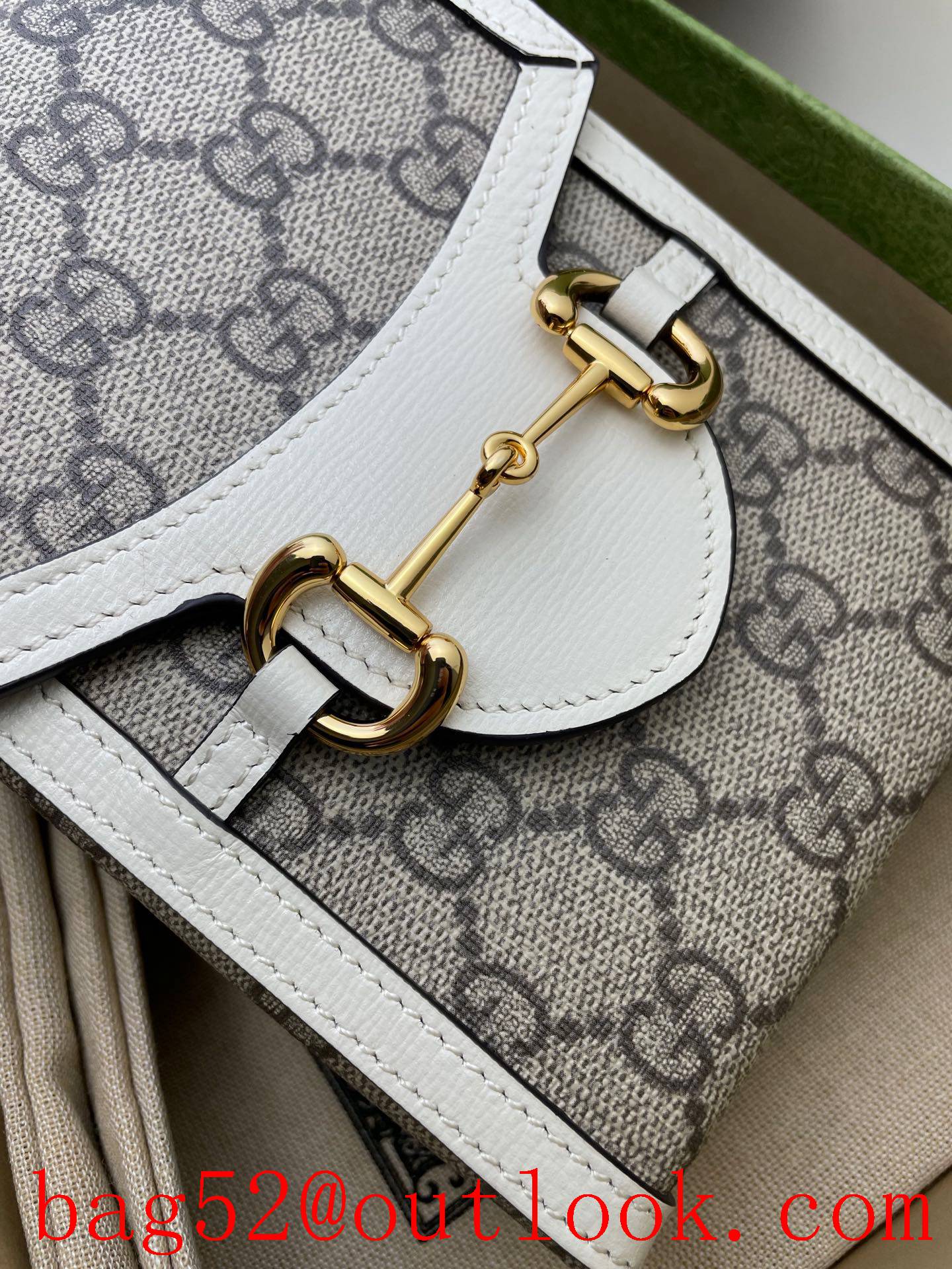 Gucci 1955 Horsebit white Mini Phone Bag