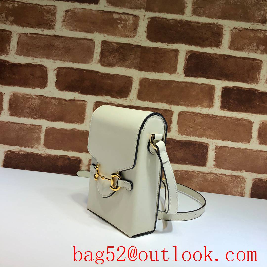 Gucci 1955 Horsebit beige leather Mini Phone Bag