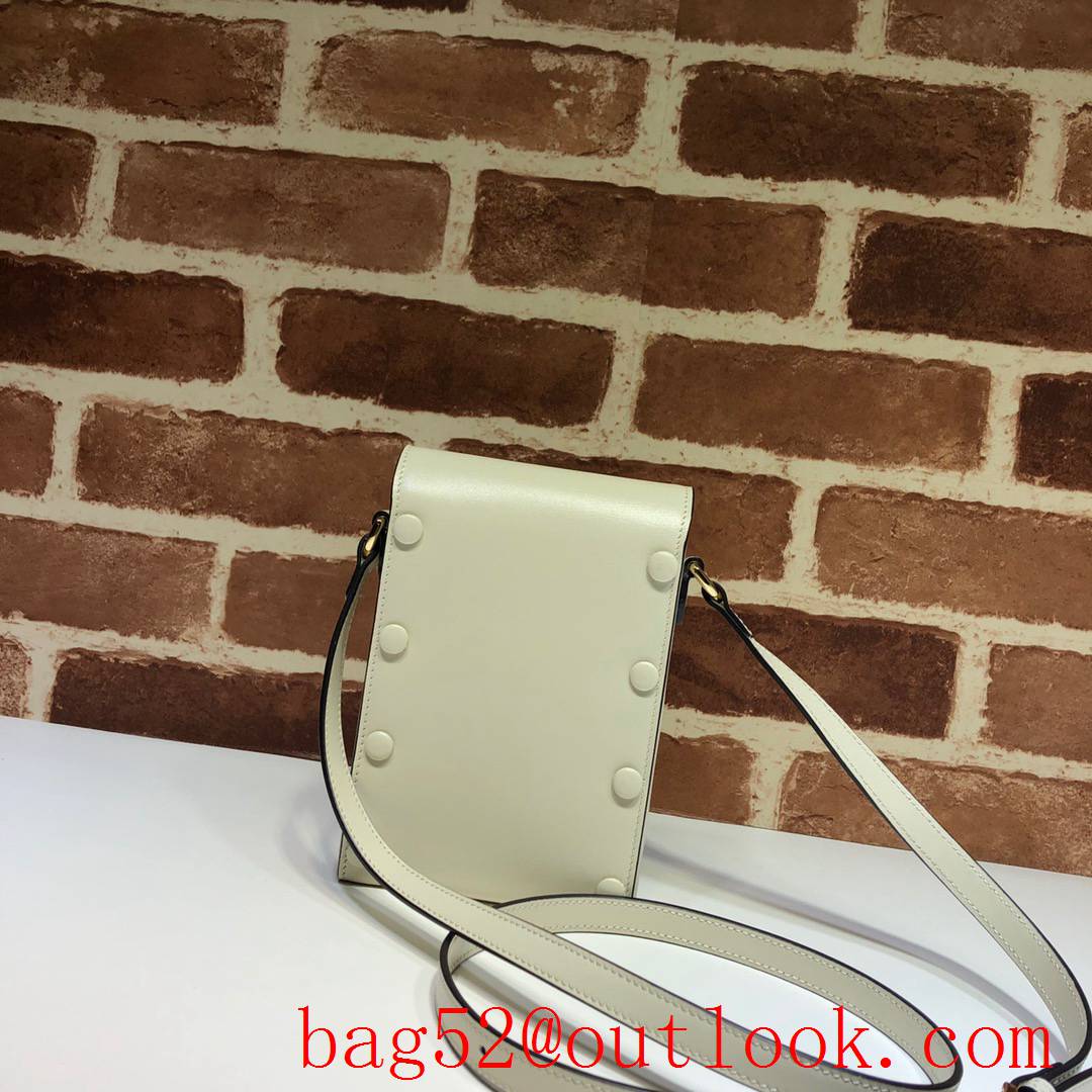 Gucci 1955 Horsebit beige leather Mini Phone Bag