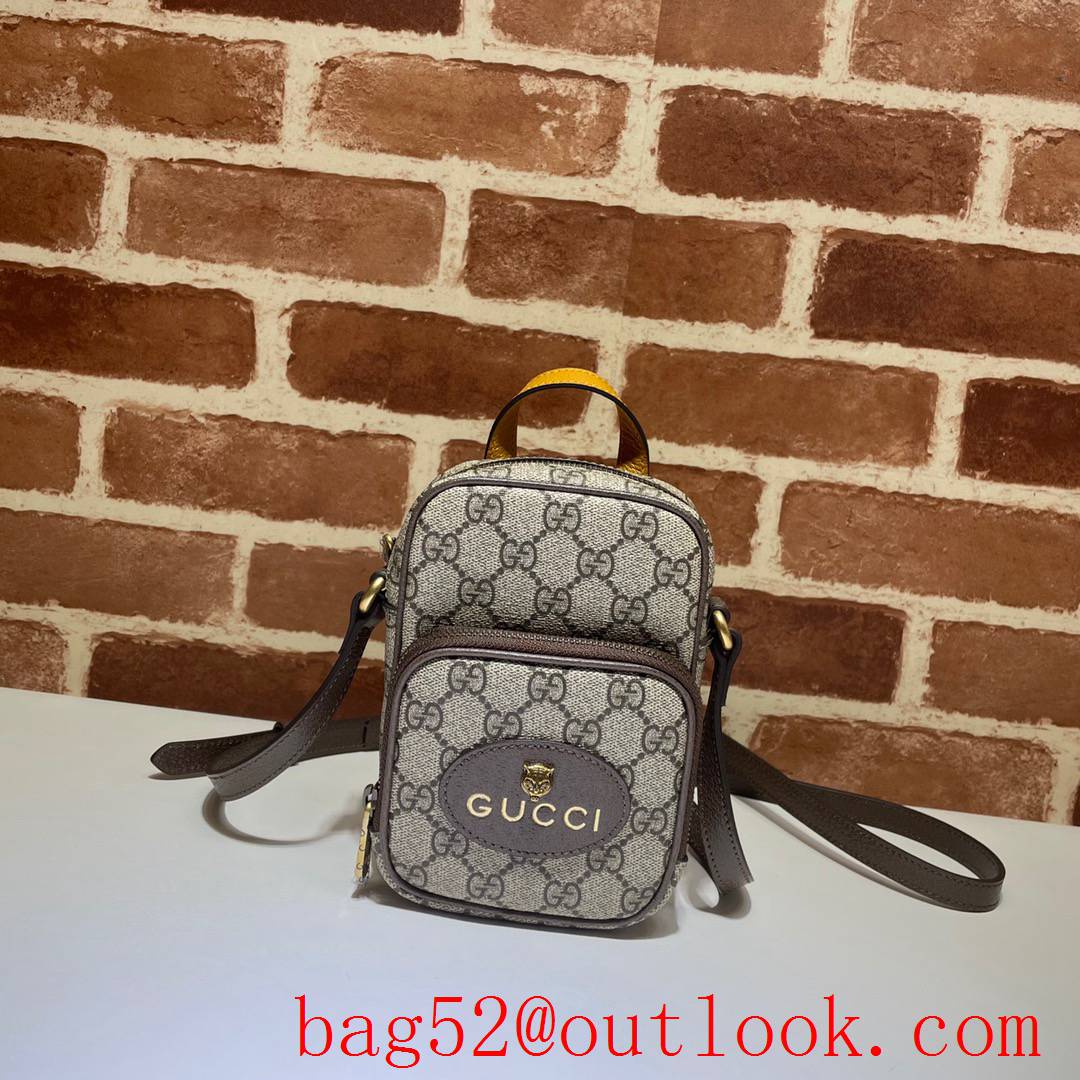 Gucci Neo Vintage men brown Mini Shoulder Bag purse