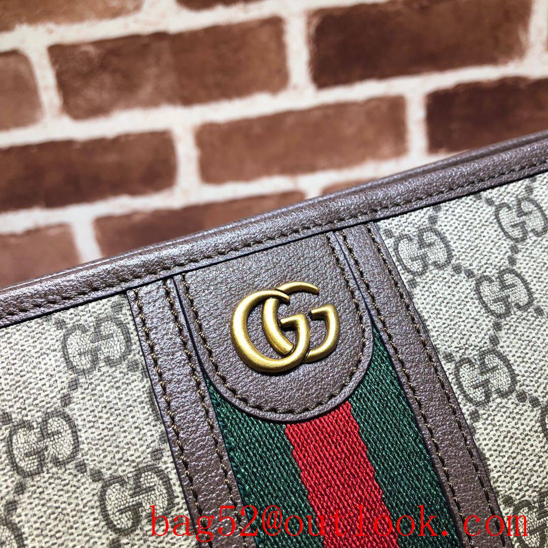 Gucci brown GG Ophidia Clutch Bag Purse