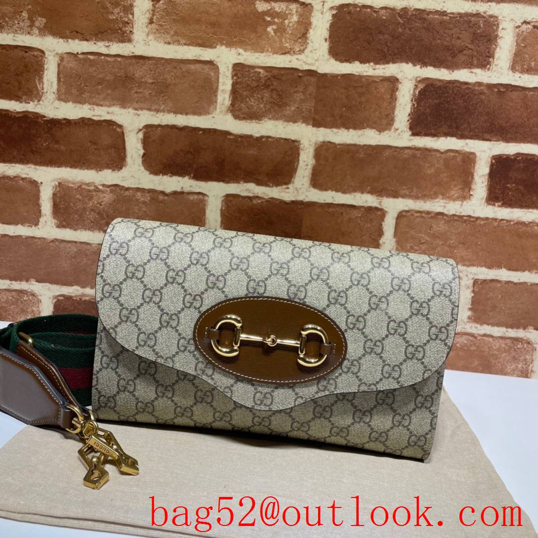 Gucci Horsebit brown Shoulder Bag purse