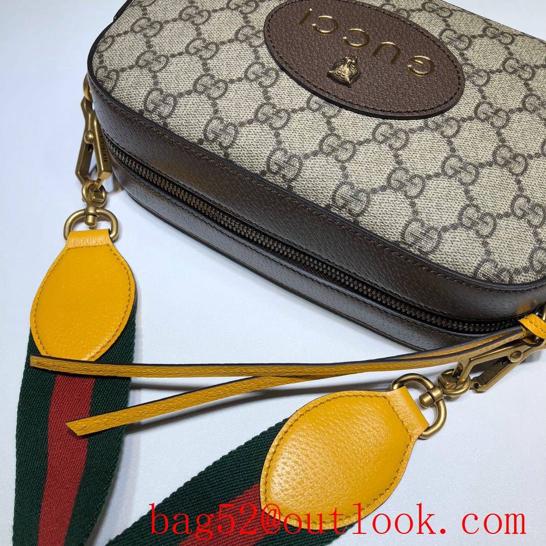 Gucci brown Camera Bag Tiger Head purse