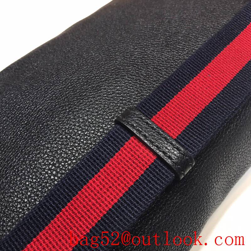 Gucci black real leather Coco Captain Belt purse bag