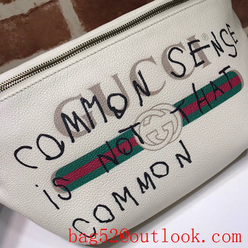 Gucci cream real leather Coco Captain Belt purse bag