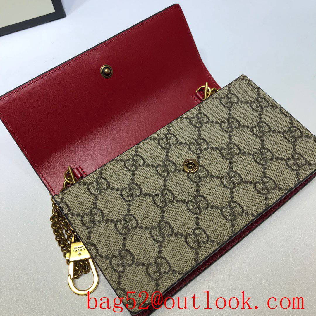 Gucci GG mini Cherry Supreme chain Shoulder Bag   