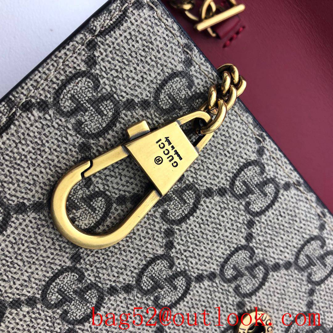 Gucci GG mini Cherry Supreme chain Shoulder Bag   