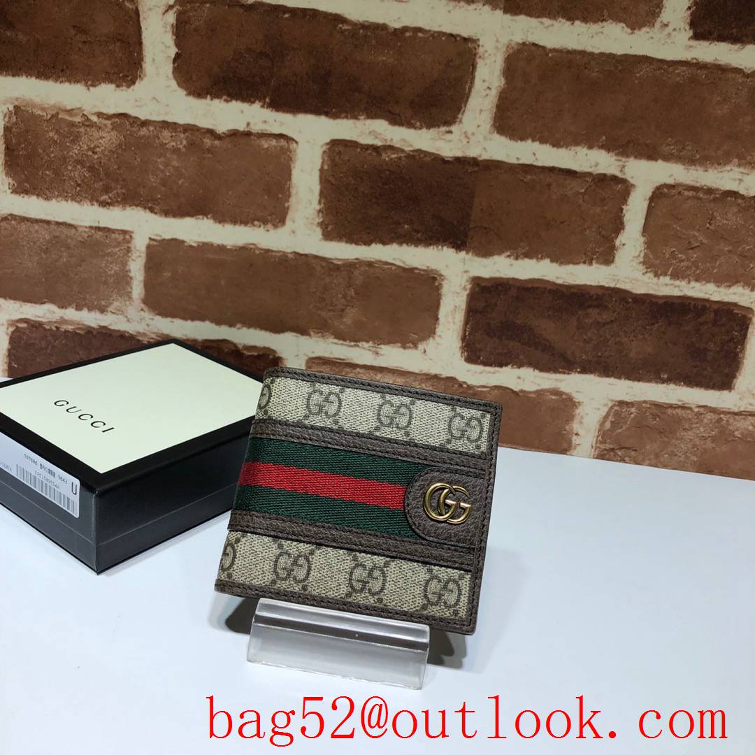 Gucci men Ophidia GG Short Supreme Purse Wallet