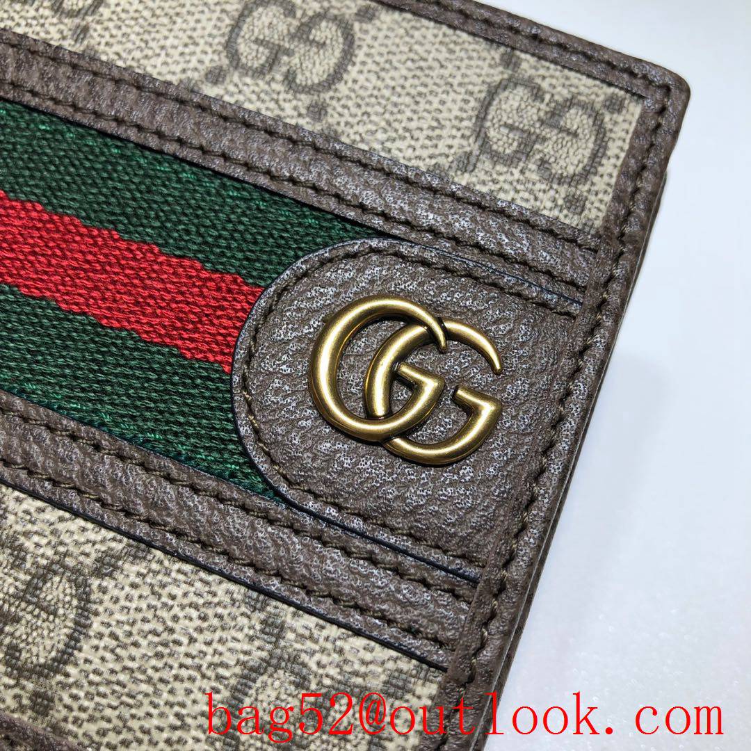 Gucci men Ophidia GG Short Supreme Purse Wallet