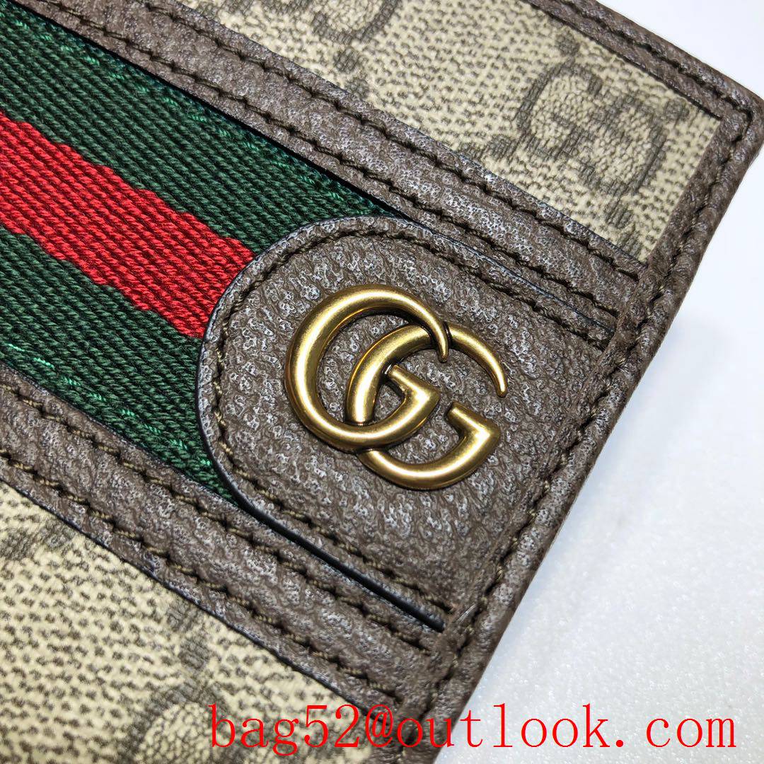 Gucci short men coin purse Ophidia GG Supreme Wallet