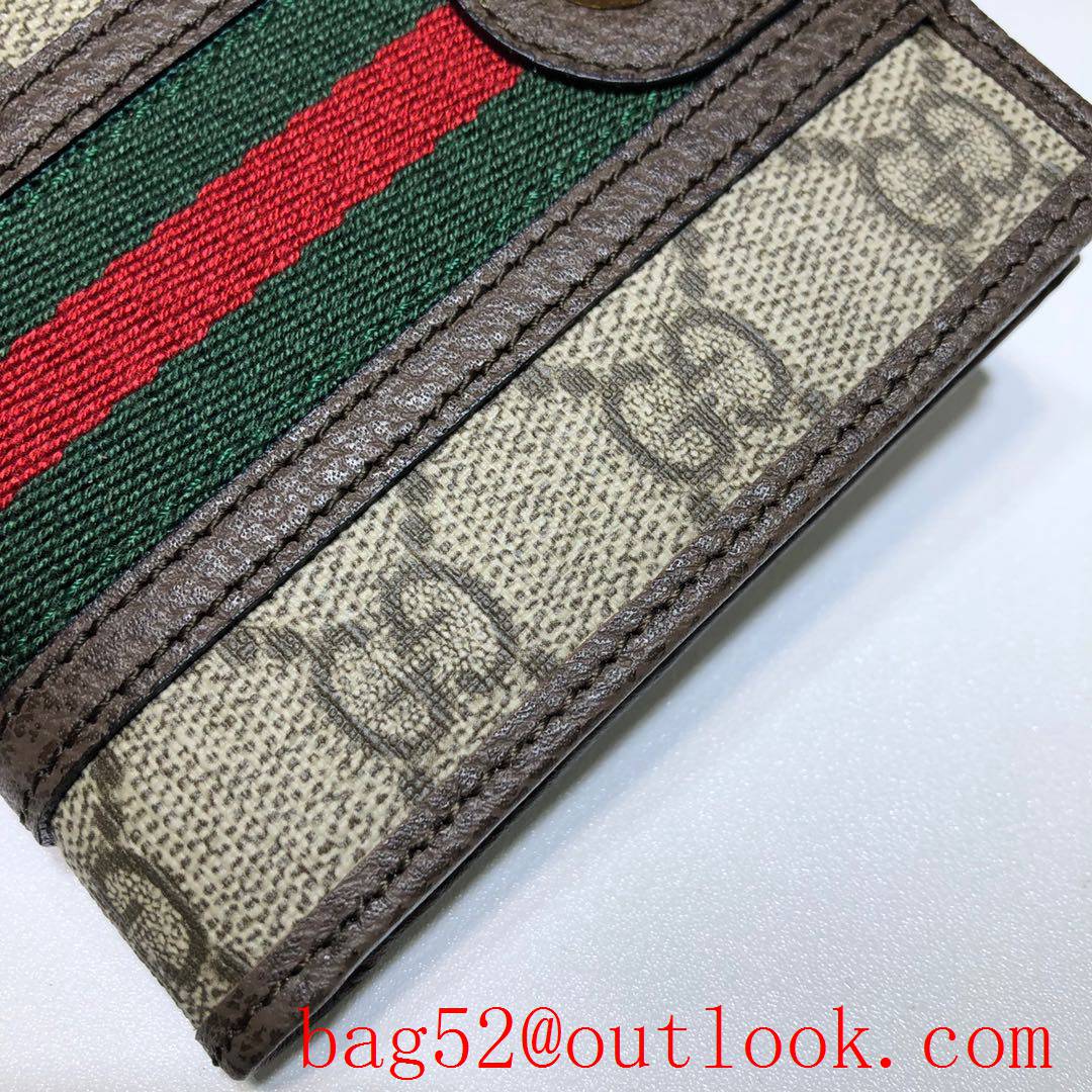 Gucci short men coin purse Ophidia GG Supreme Wallet