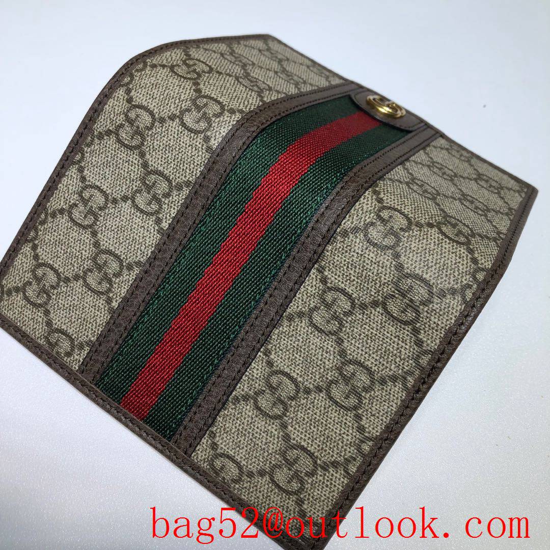 Gucci Ophidia GG men purse Passport Holder Wallet 