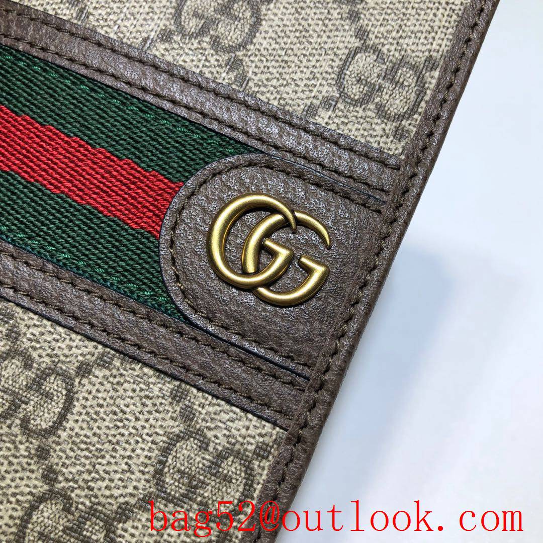 Gucci Ophidia GG men purse Passport Holder Wallet 