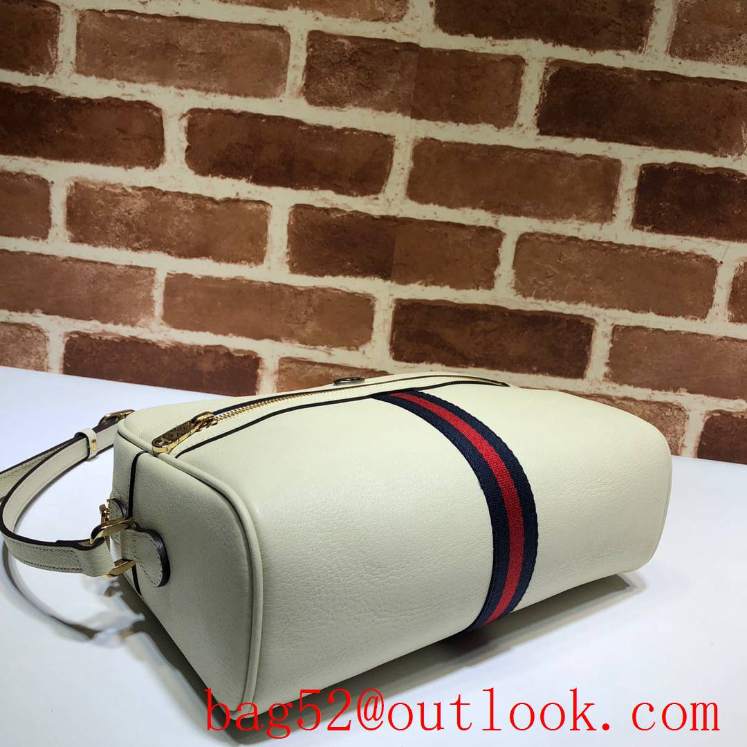 Gucci Ophidia cream real leather Shoulder GG zipper Bag