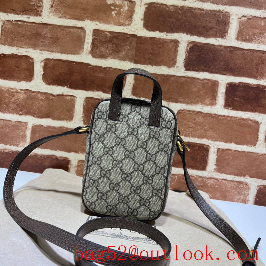 Gucci Ophidia Men small brown Mini Shoulder Bag purse