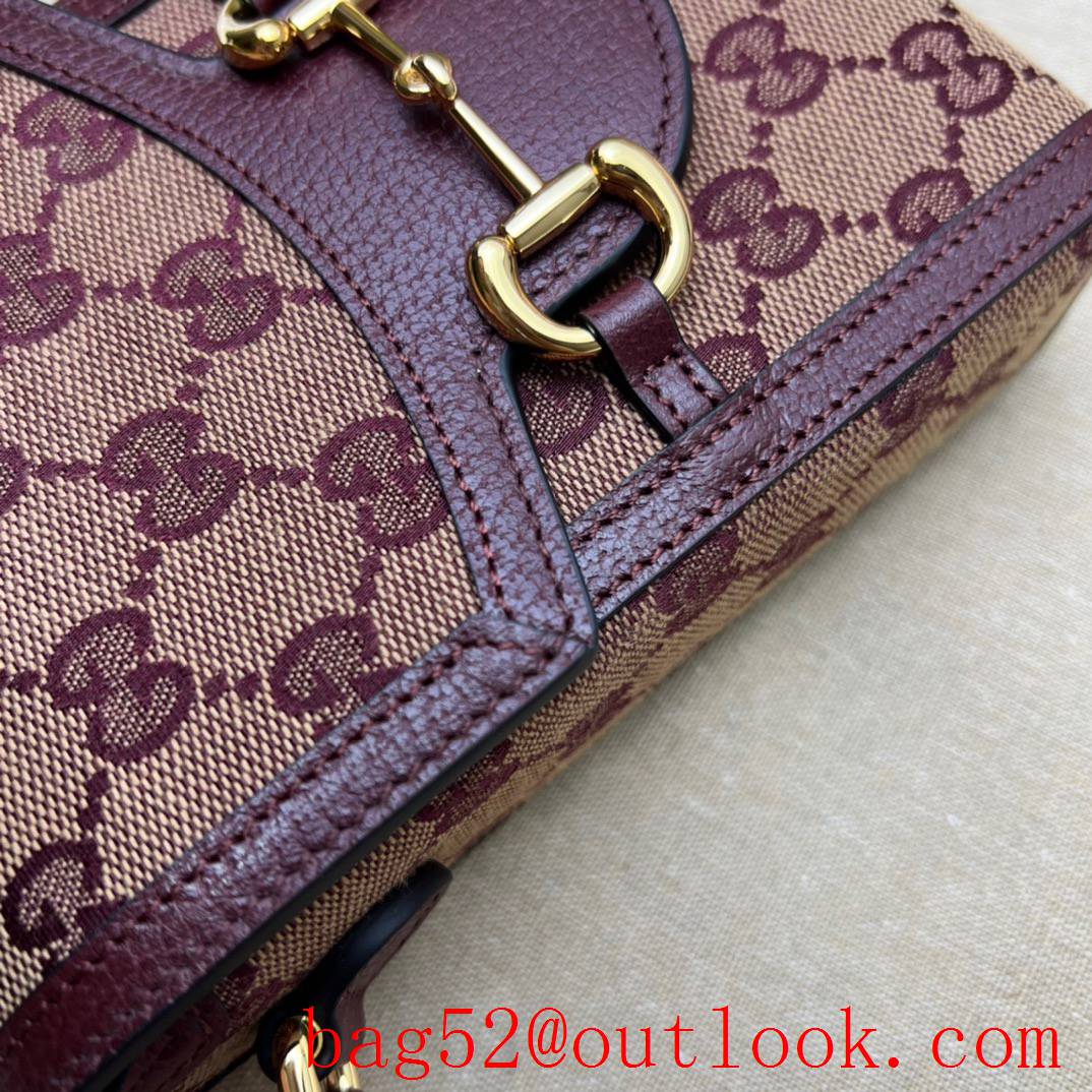 Gucci Horsebit 1955 Mini wine Phone shoulder Bag