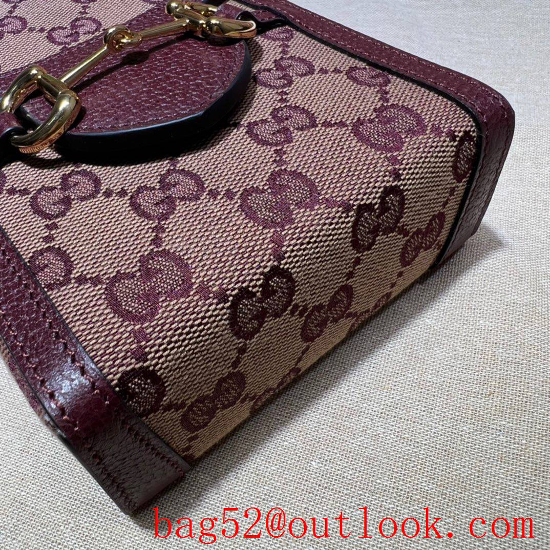 Gucci Horsebit 1955 Mini wine Phone shoulder Bag