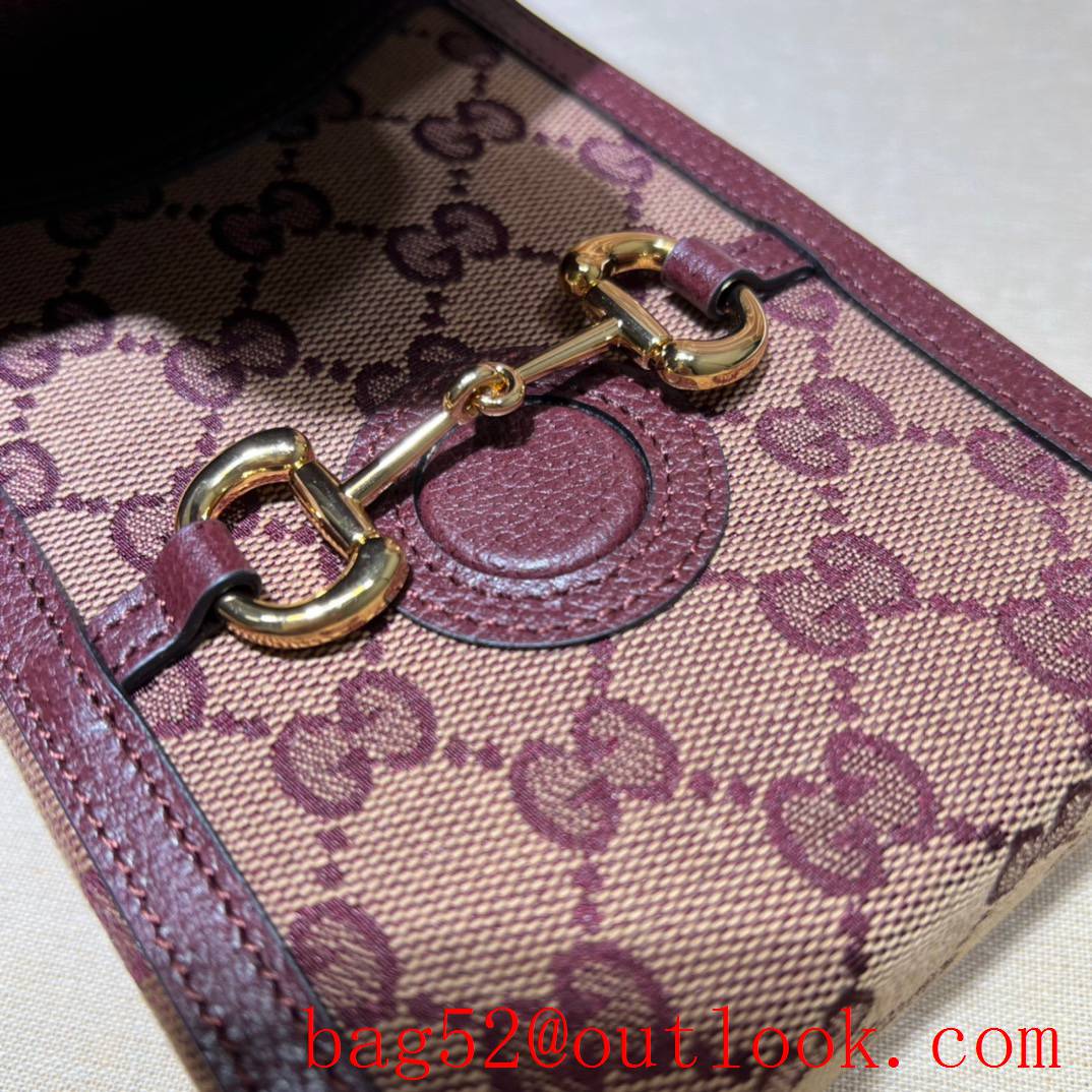 Gucci Horsebit 1955 Mini wine Phone shoulder Bag