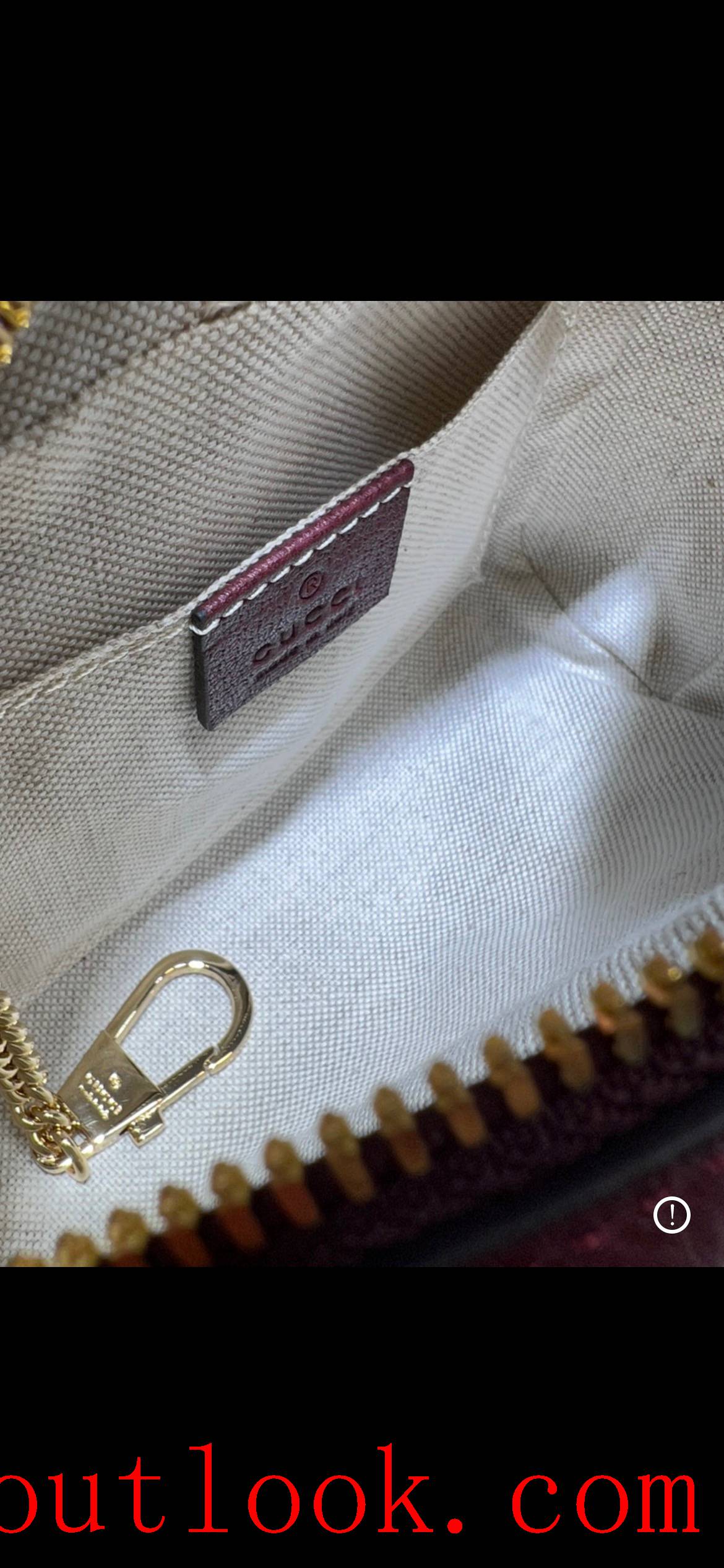Gucci Ophidia wine Mini Shoulder Bag