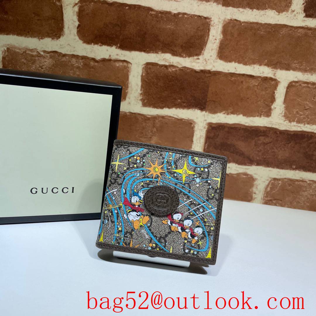 Gucci men Disney Donald mini Card Holder Wallet Purse